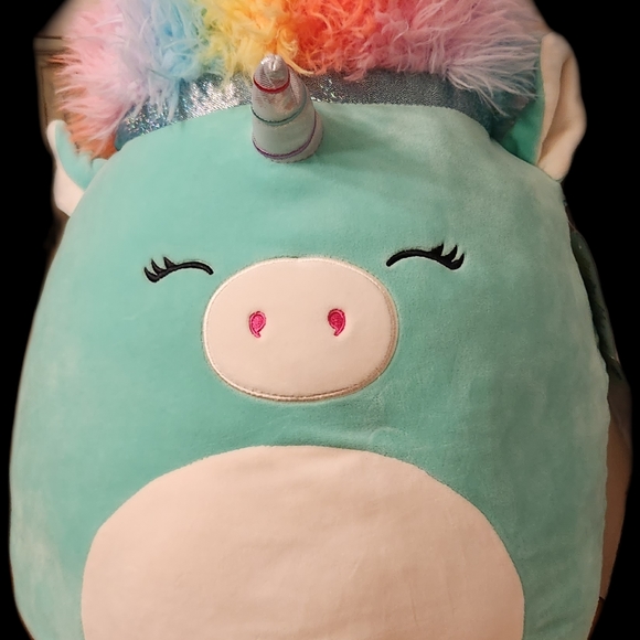SQUISHMALLOWS KENNEDY THE UNICORN SQUISHDOOS 16" - Picture 1 of 7